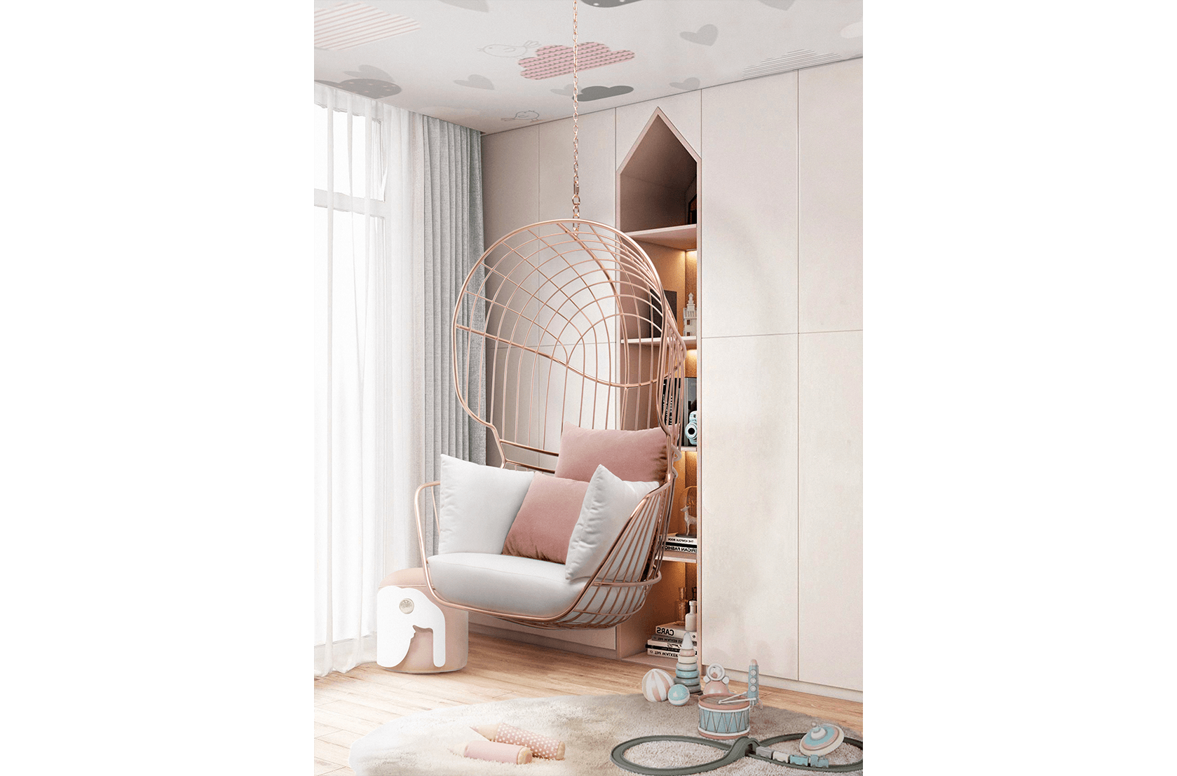 CIST537 Детское подвесное кресло Нодо Circu  - Вид №12