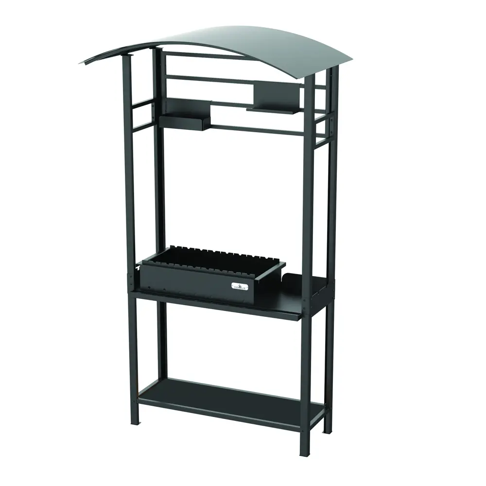 Grillux Стандарт - стационарный мангал с крышей и полками 89407280 STLM-1577995