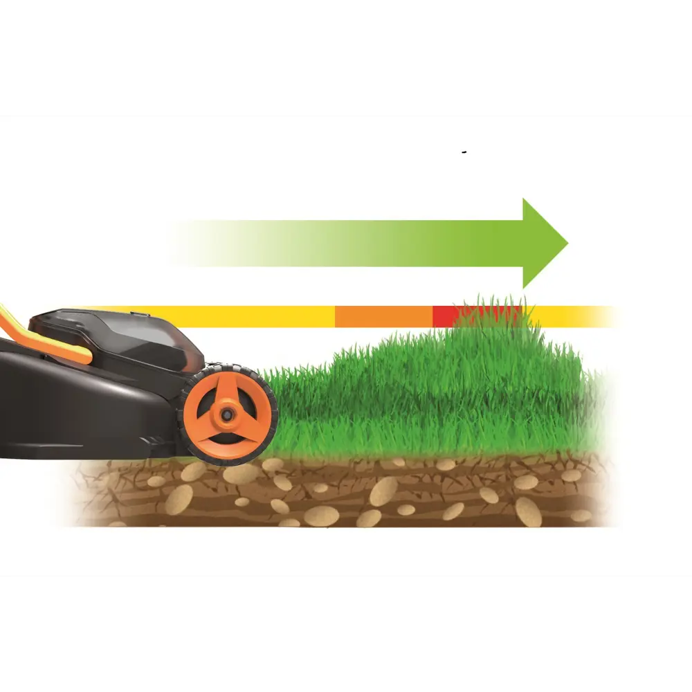 Аккумуляторная газонокосилка WORX WP770E 40В с системой IntelliCut 82600067 STLM-0031098 - Вид №13