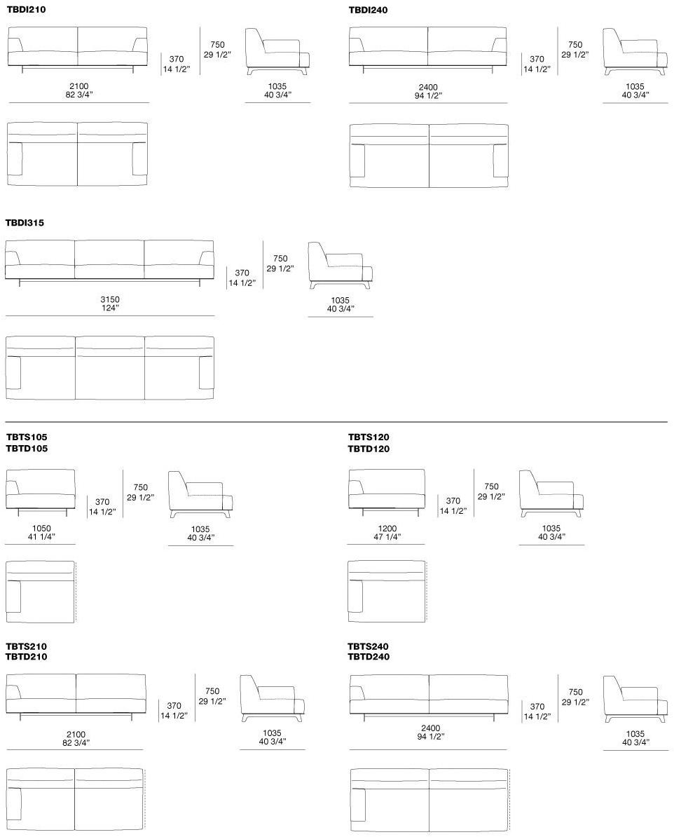 Poliform Кожаный диван Tribeca sun-id-1504268 - Вид №3