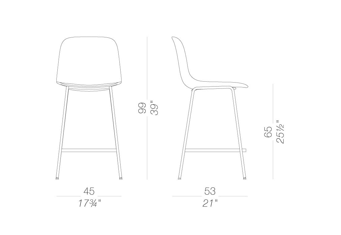 Высокий садовый стул с подставкой для ног Lapalma SEELA OUTDOOR ARCH-00051165 - Вид №2
