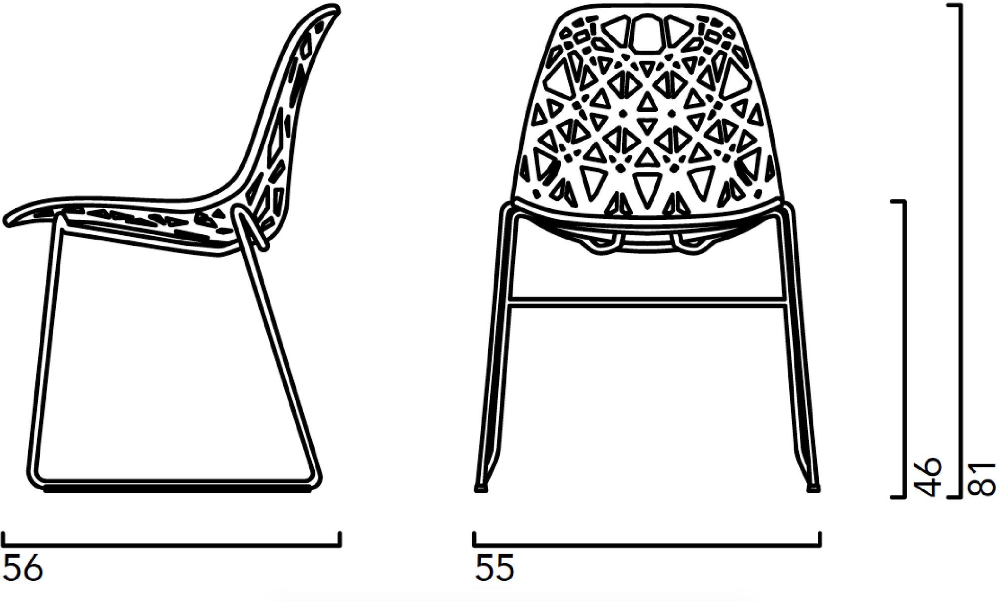Crassevig Штабелируемое кресло-санки Nett sun-id-1498421 - Вид №9