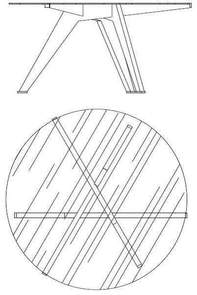 Morelato Круглый журнальный столик Contemporaneo 5601/n - Вид №3