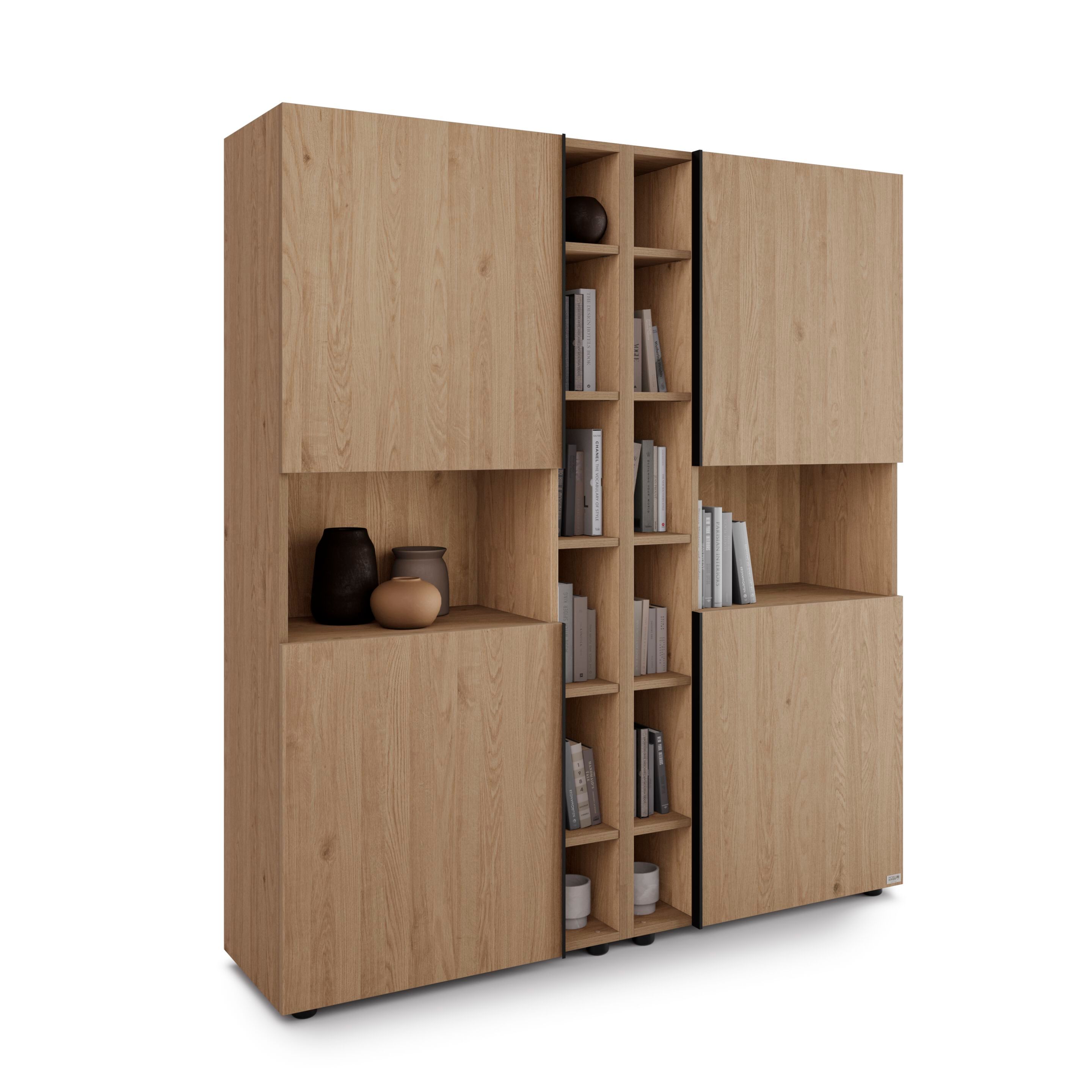 Настенный книжный шкаф из меламинированного материала Mobili Fiver ROMINA ARCH-00138664 - Вид №59
