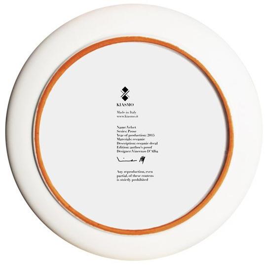 Kiasmo Керамическая тарелка Prose 2015kddprov - Вид №2