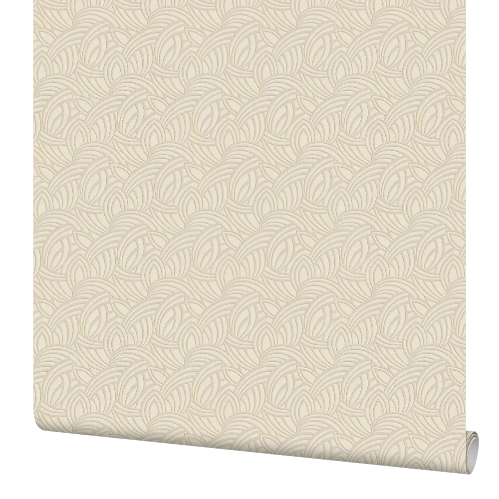 Обои флизелиновые Inspire Anna бежевые 1.06 м 968682 ANNA-WAVE STLM-2211506
