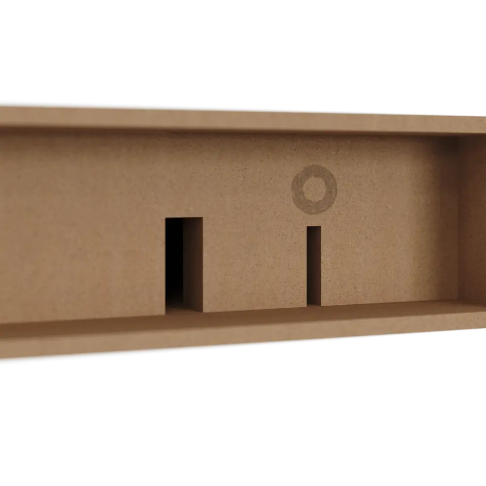 Полка настенная Spaceo Oak 23x23.5 см МДФ цвет дуб STLM-2083021 - Вид №4
