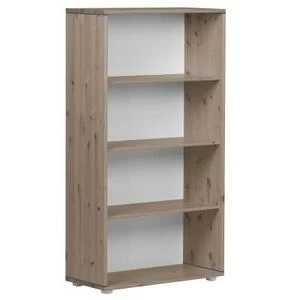 Стеллаж Flexa Classic storage с 3 полками, коричневый/голубой