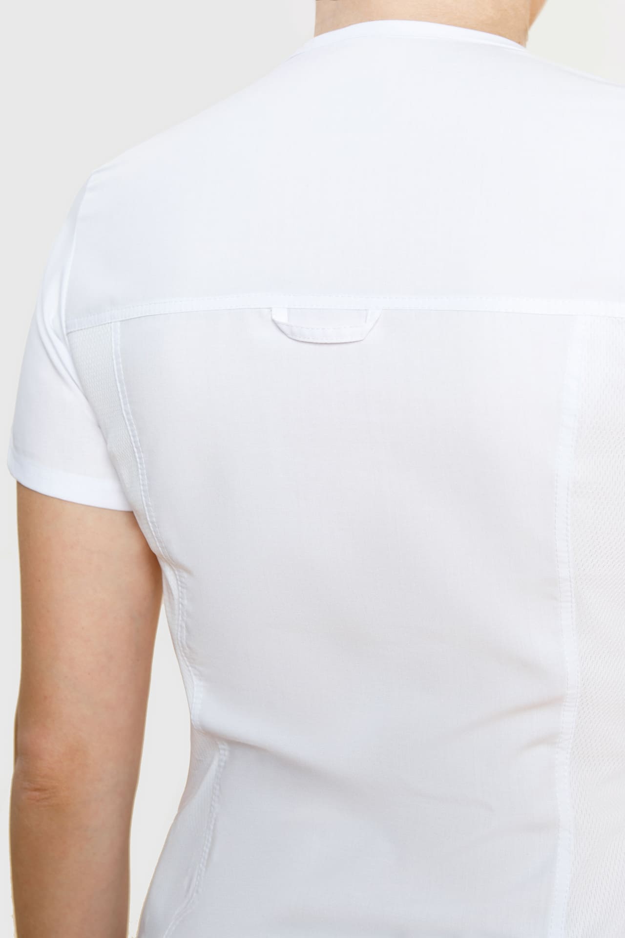 67983 Блузка женская WHITE (белый) GVENN  Медицинская одежда  размер 52 (XXL)  - Вид №6