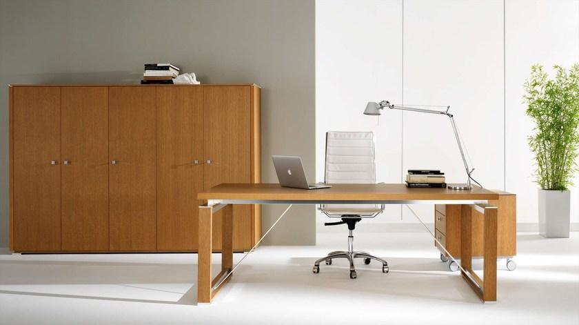 IFT Высокий офисный блок из фанерованной древесины с распашными дверями Electa sun-id-1468036 - Вид №5