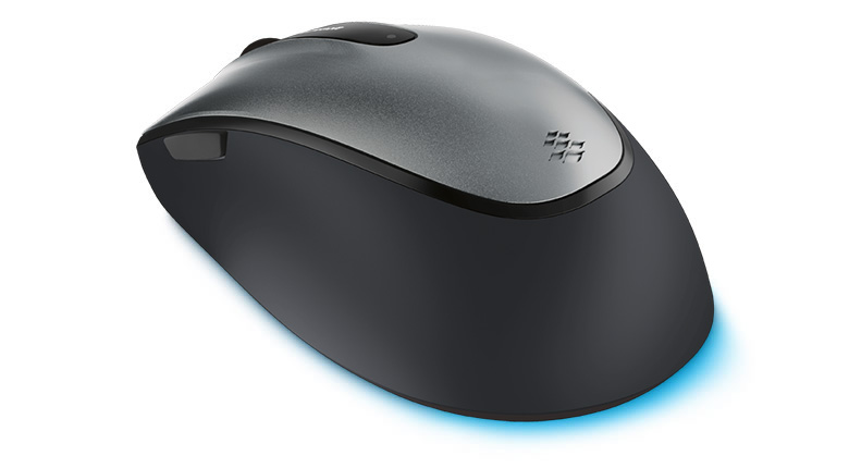 4FD-00024 comfort mouse 4500 black (1000dpi, bluetrack™, usb, 5btn+roll ) retail Microsoft Santreyd  - Вид №1