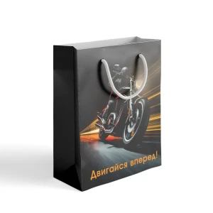 89353928 Пакет подарочный «Двигайся вперед» 30x40 см цвет разноцветный STLM-0823193