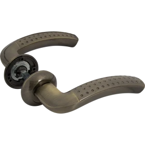 Ручка дверная на розетке Intro RM ABG6, цвет бронза