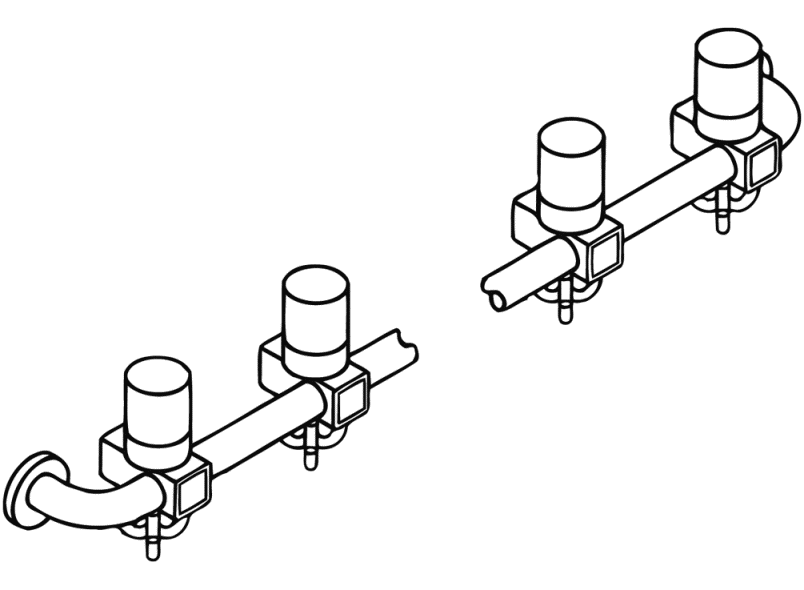 33.7410.PB8 гардеробная штанга HEWI System 111 | Polyamid  - Вид №4