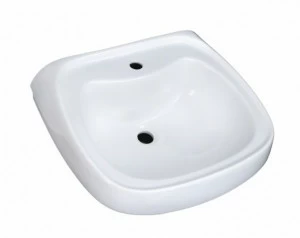 7154 Подвесная раковина настенная овальная Лобненский Стройфарфор  белая