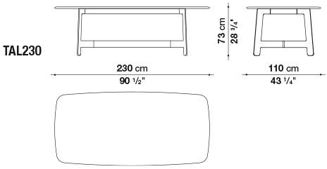 B&B Italia Прямоугольный мраморный стол sun-id-1499917 - Вид №3