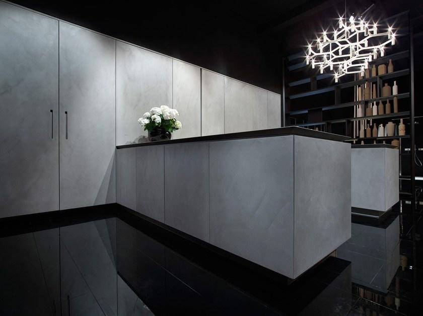 RIFRA Кухня с двойным островом из шиферного бетона Fly sun-id-1452134 - Вид №9