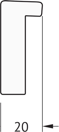 BY 0774 Зеркало в багетной раме - сталь 20 mm EVOFORM Definite - Вид №3