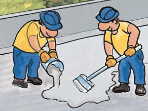 Эластичное полиуретановое покрытие, самовыравнивающееся, гидроизоляционное