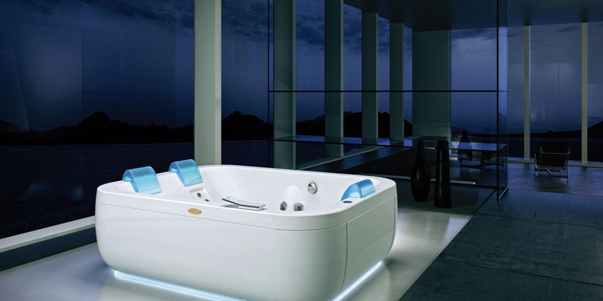 Ванна с гидромассажем "HYDRO FRIENDLY" Aquasoul Extra напольная 9443-580A Jacuzzi 9443580A - Вид №3