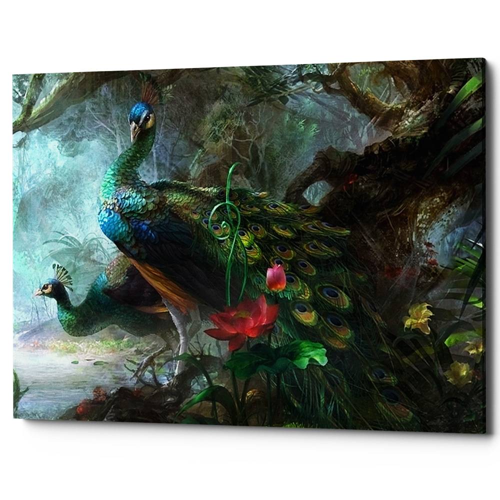 75080016 Картина «Царь-птица», версия 1 (холст, галерейная натяжка) Object Desire 