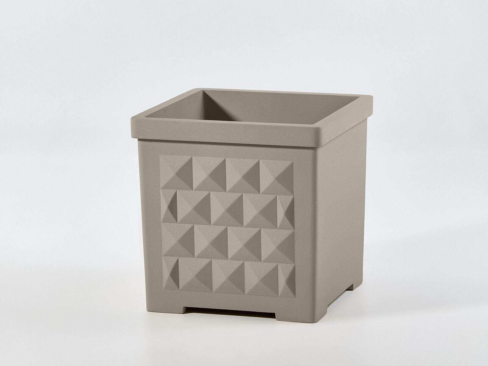 Перерабатываемый двухкомпонентный квадратный садовый горшок из смолы Ellemura бриллиант ARCH-00096716 - Вид №4