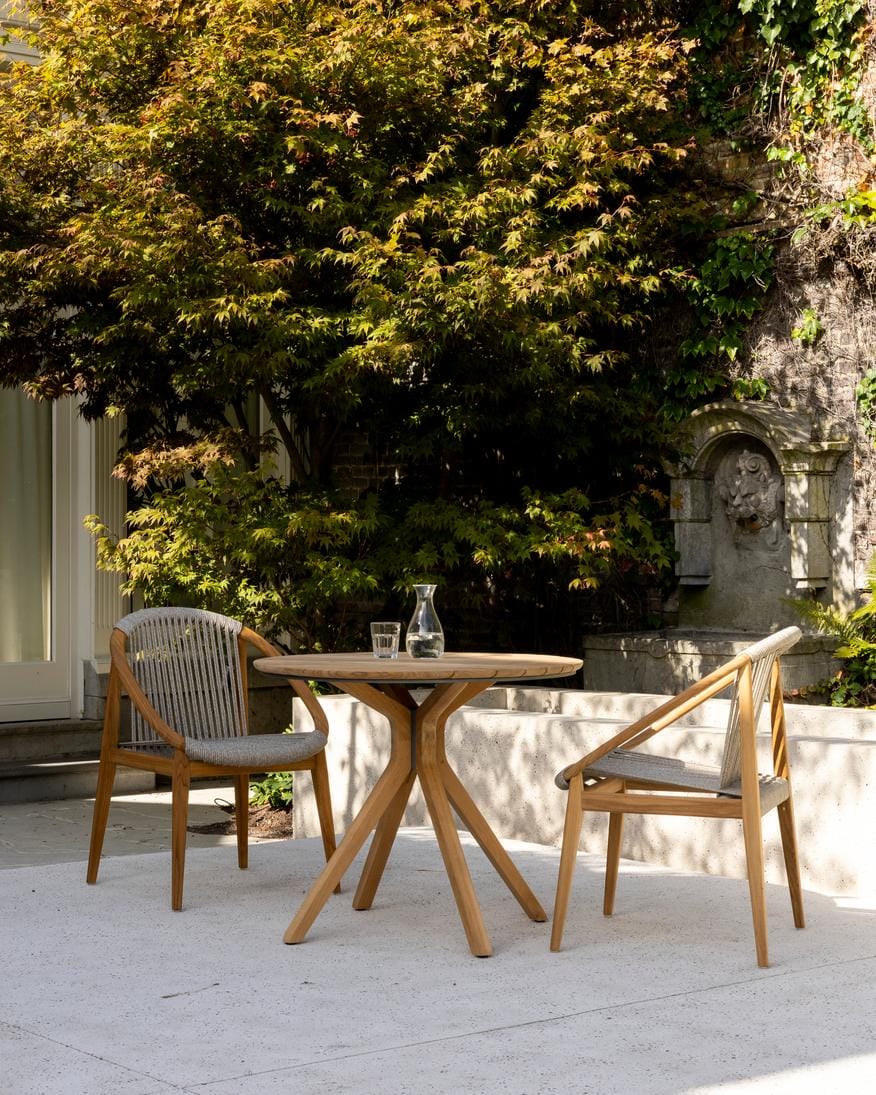 Садовый стул из тика и веревки с подлокотниками Vincent sheppard FRIDA ARCH-00085388 - Вид №2