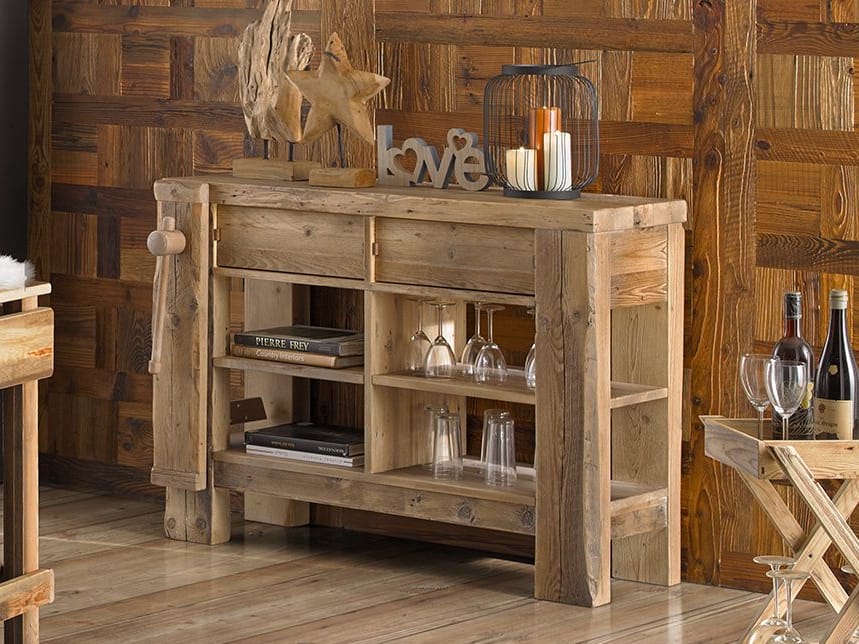 Деревянная прямоугольная консоль с ящиками Arvestyle Лев ARCH-00052525