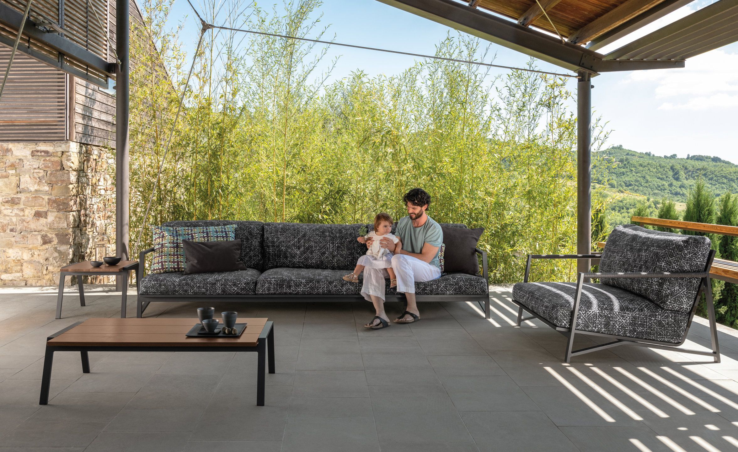 Съемное садовое кресло с подлокотниками Talenti коттедж ARCH-00082674 - Вид №2