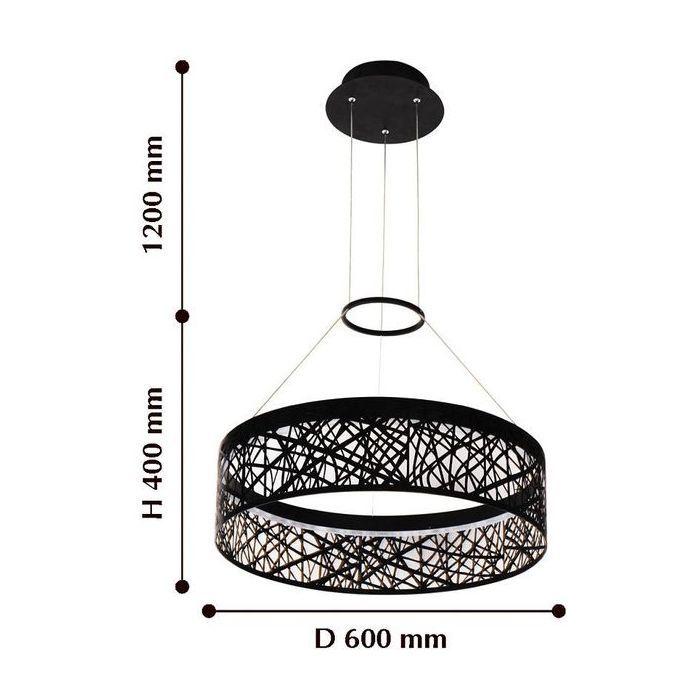 Подвесной светодиодный светильник Favourite Perscripta 2262-6P FAVOURITE ДИЗАЙНЕРСКИЕ, PERSCRIPTA 223175 Черный  - Вид №1