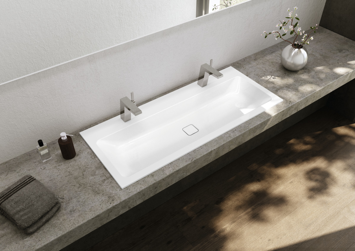 Умывальник KALDEWEI Сталь эмалированная 3080 453 холодный серый 30 30803083453  - Вид №6