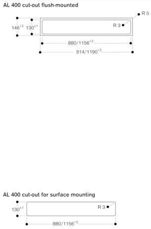 Gaggenau Съемный верхний колпак из нержавеющей стали Serie 400 Al400121 - Вид №8