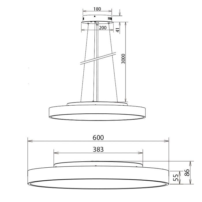 Алюминиевый светодиодный наружный потолочный светильник A.L.S UAL ARCH-00043752 - Вид №7