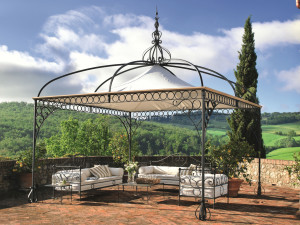 Железная беседка