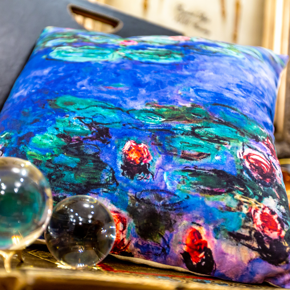 4113108 Арт-подушка «Водяные лилии», версия 2 Object Desire  - Вид №2