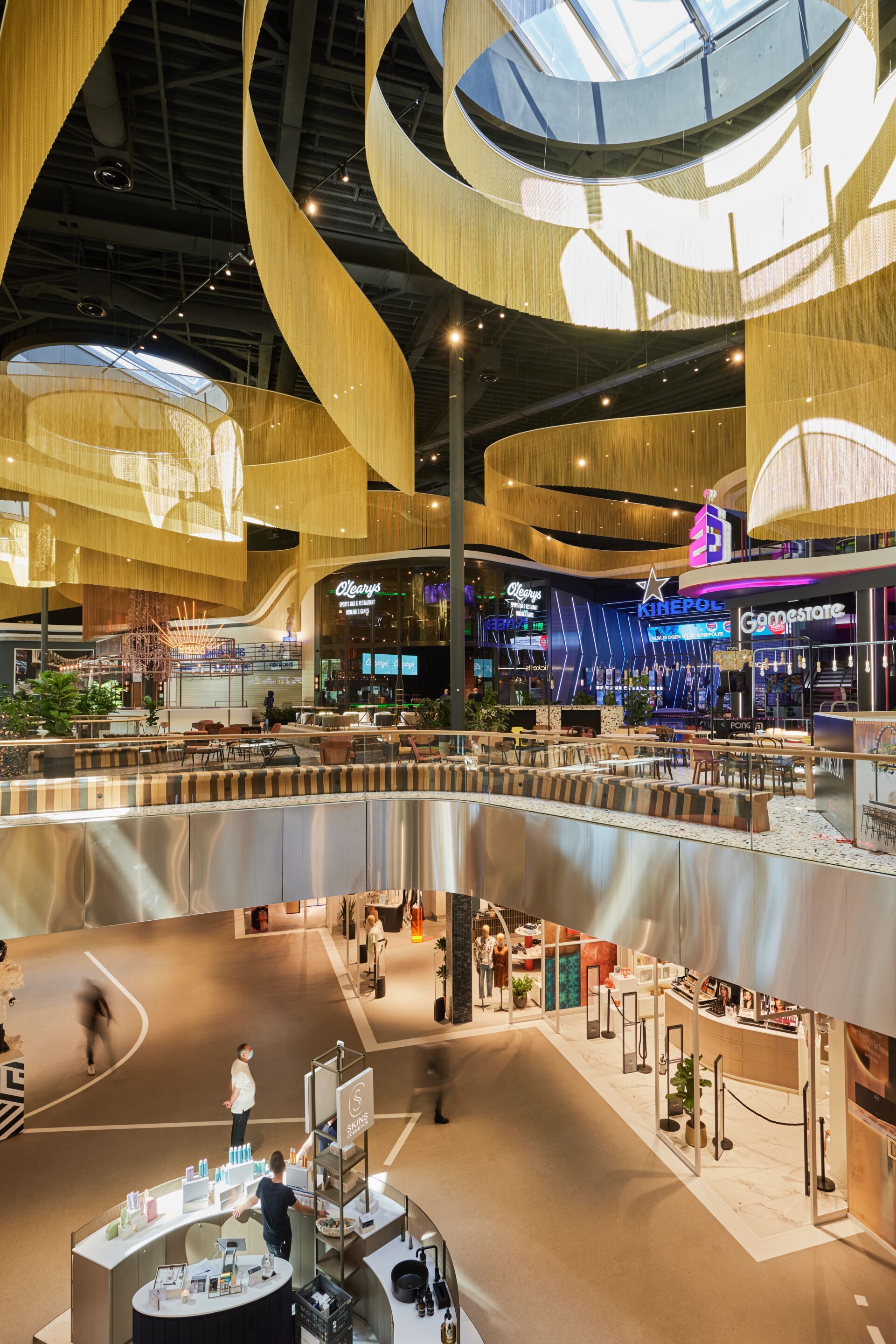 Алюминиевая проволочная палатка Kriskadecor CEILING - WESTFIELD MALL OF NL ARCH-00145774 - Вид №1