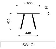 profim Журнальный столик из стекла восьмиугольной формы Sv, sw & sf sun-id-1500537 - Вид №2