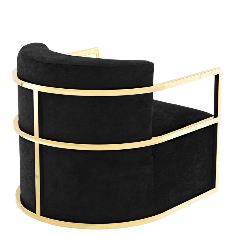 Стул Emilio от Eichholtz EICHHOLTZ ДИЗАЙНЕРСКИЕ, EICHHOLTZ 062185 Черный  - Вид №4