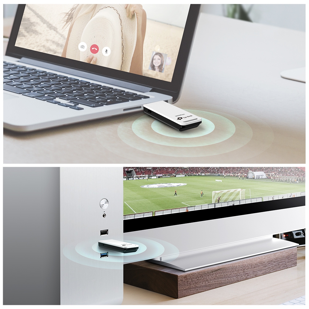 TL-WN821N 300mbps wireless n usb adapter, atheros, 2t2r, 2.4ghz, 802.11n/g/b TP-Link Santreyd  - Вид №3