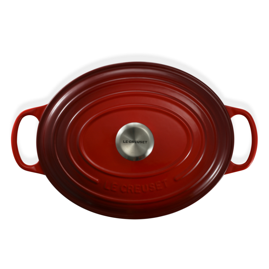 Утятница чугунная Le Creuset, Ø29 см, вишневая 21178290602430 - Вид №5
