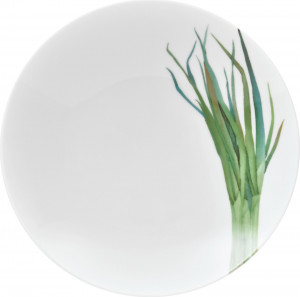 10637867 Noritake Тарелка для пасты Noritake "Овощной букет.Зелёный лук" 23см Фарфор