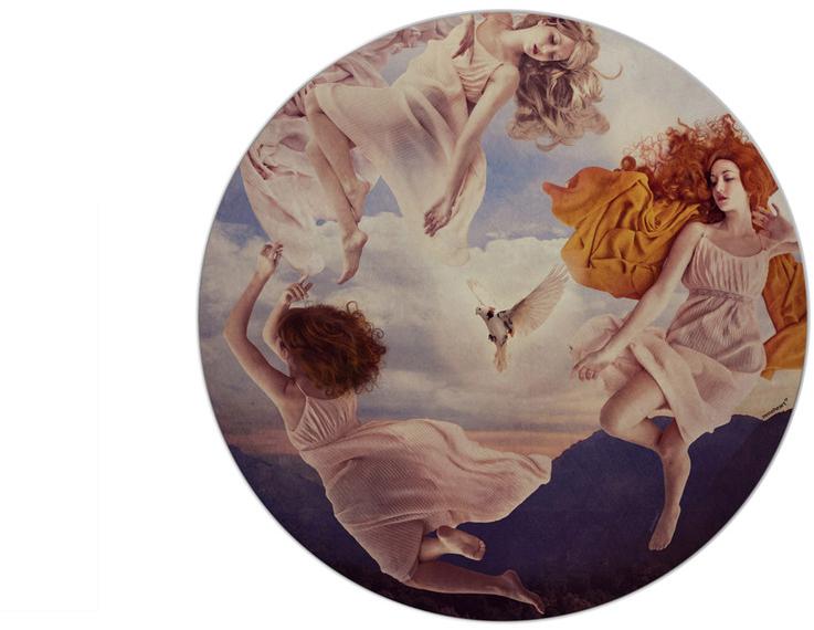 Mineheart Цилиндрический тканевый абажур Renaissance Lig/008 - Вид №1