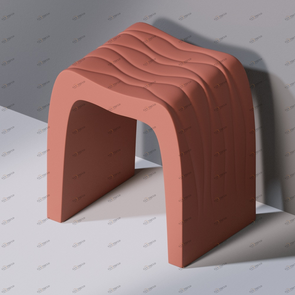 Стул для ванной C100 WAVES SEAT розовый AeT ITALIA С100142