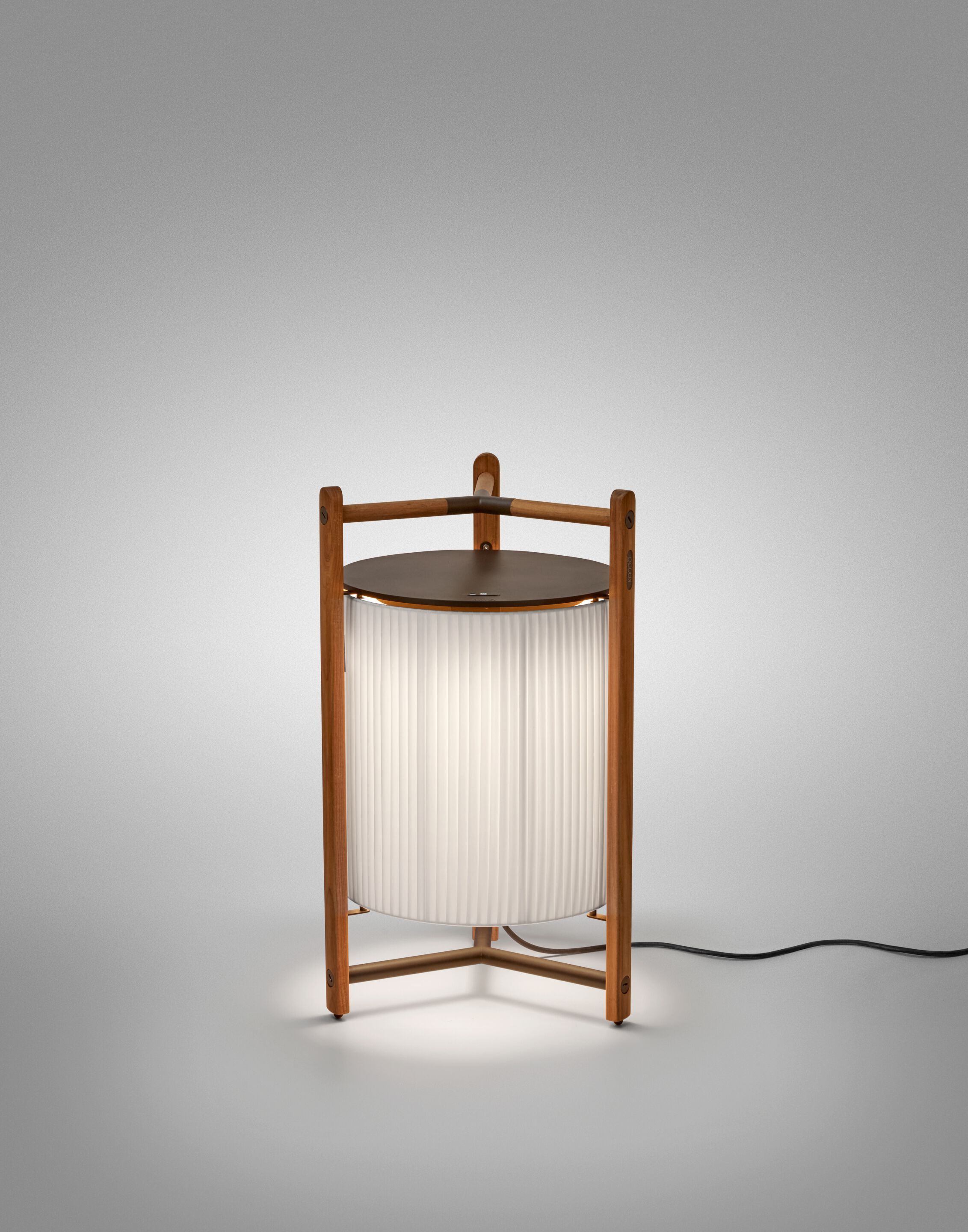 Деревянный светодиодный торшер с регулируемой яркостью Bover Kando ARCH-00053849 - Вид №2