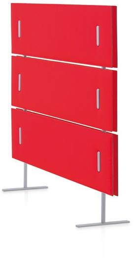 Caimi Brevetti Отдельностоящая звукопоглощающая офисная перегородка из ткани Snowsound technology sun-id-1367358 - Вид №1