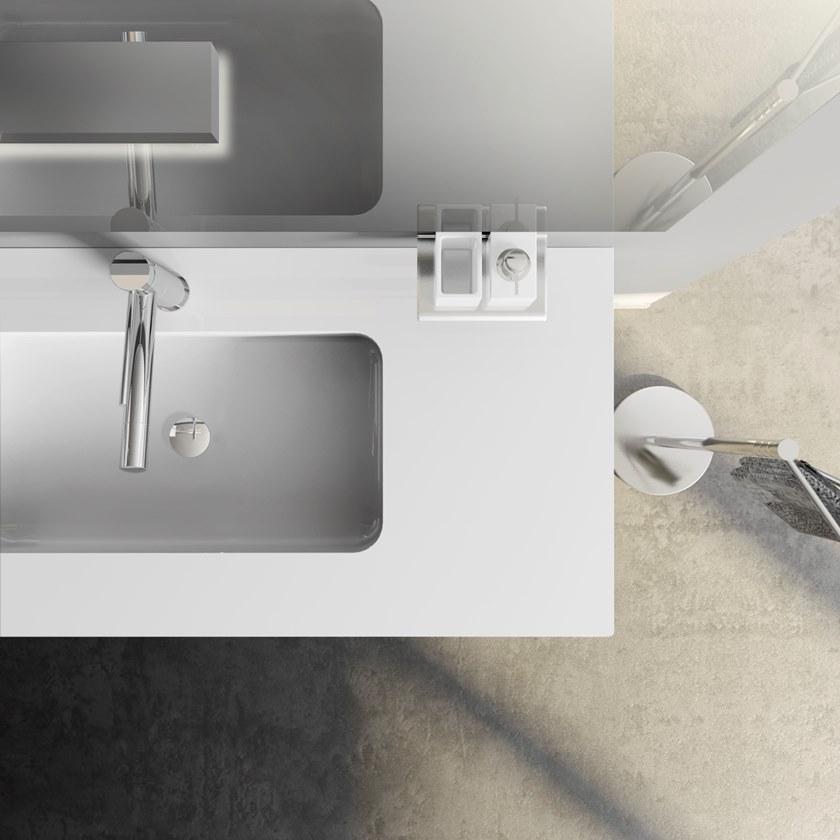 De Rosso Тумба для ванной комнаты со встроенным умывальником из HPL и солягеля Dr-one sun-id-1348644 - Вид №2