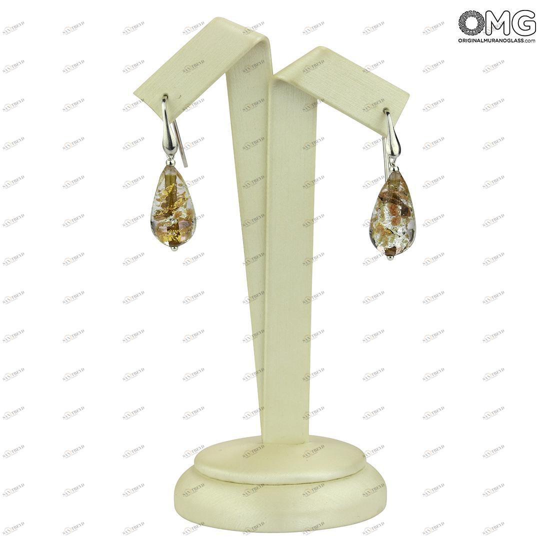 4849 ORIGINALMURANOGLASS Ожерелье с венецианскими бусинами Zattere 4 см 