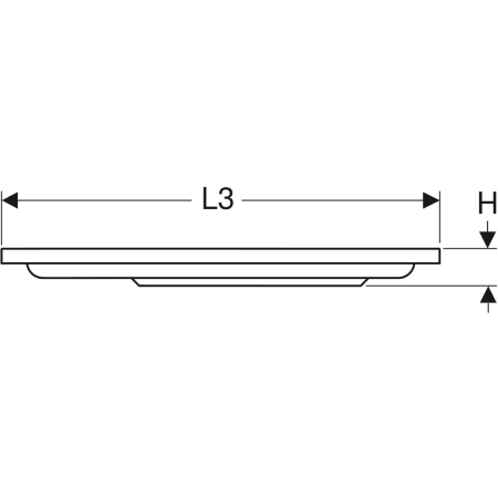 652210000 Угловой круглый душевой поддон Geberit Renova Geberit  - Вид №4