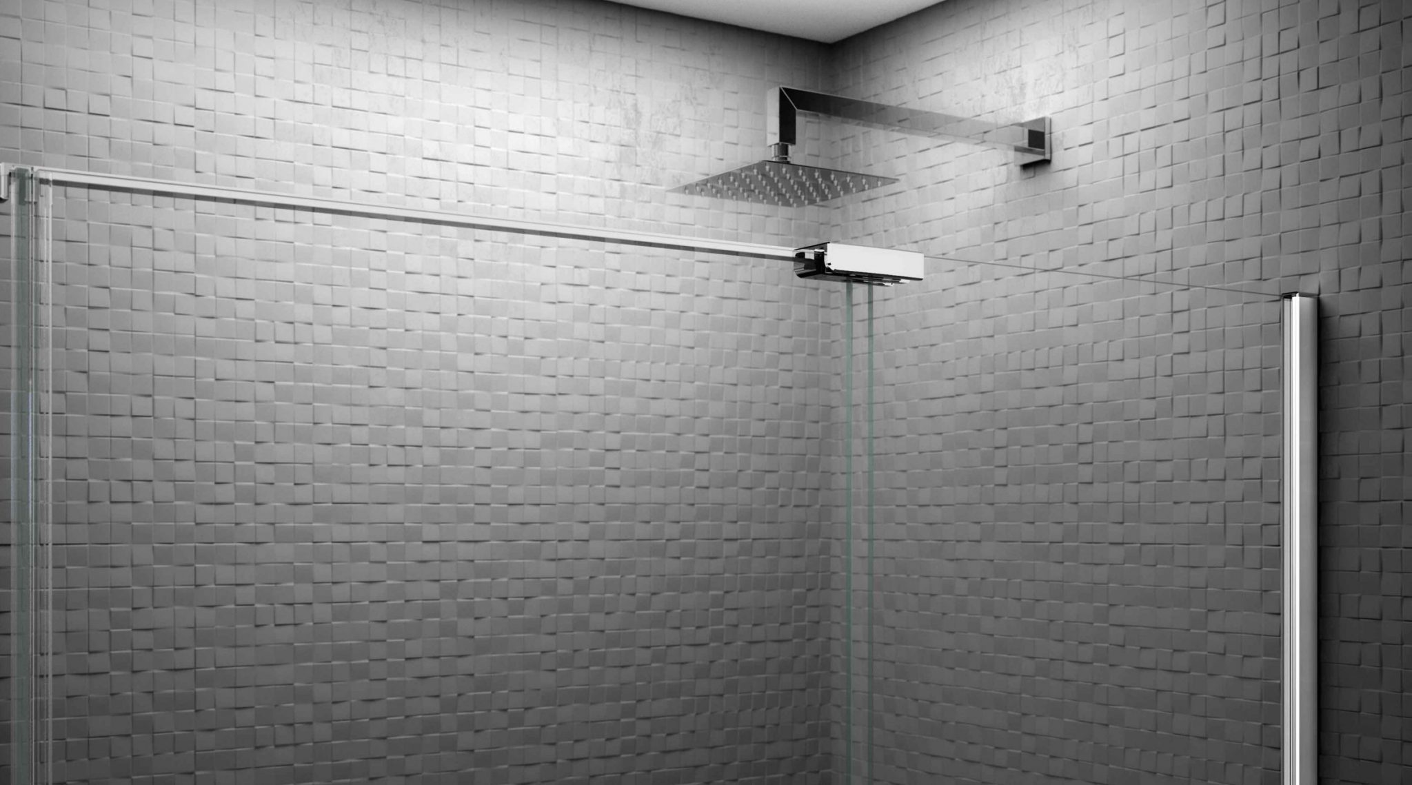 Дверь в нишу ARXFSL100 L or R Merlyn Arysto Хромированный  - Вид №4