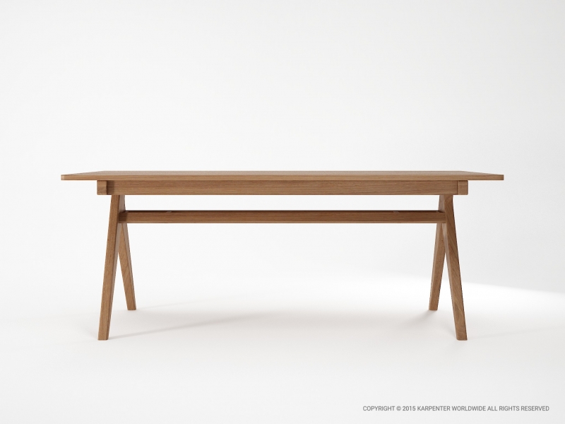 551_1115 Стол обеденный прямоугольный 200 Karpenter TRIBUTE